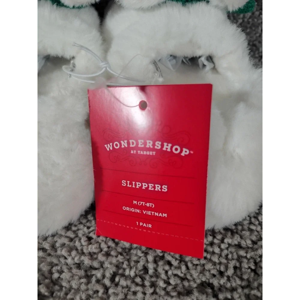 Wondershop Slippers Toddler Christmas 7t-8t